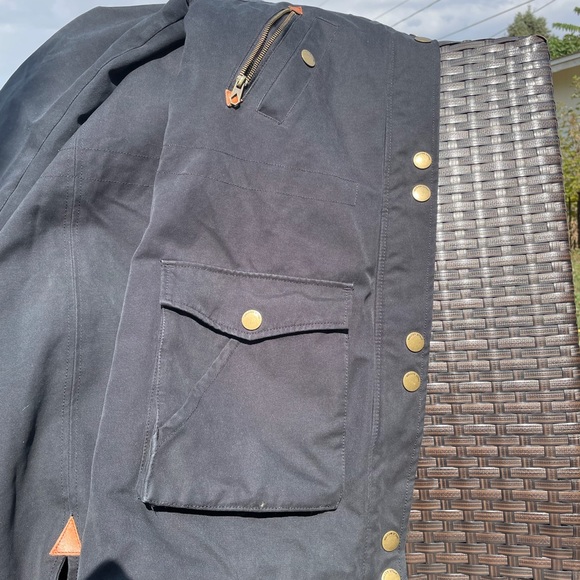 Volcom Black Button Down Jacket - Picture 7 of 9